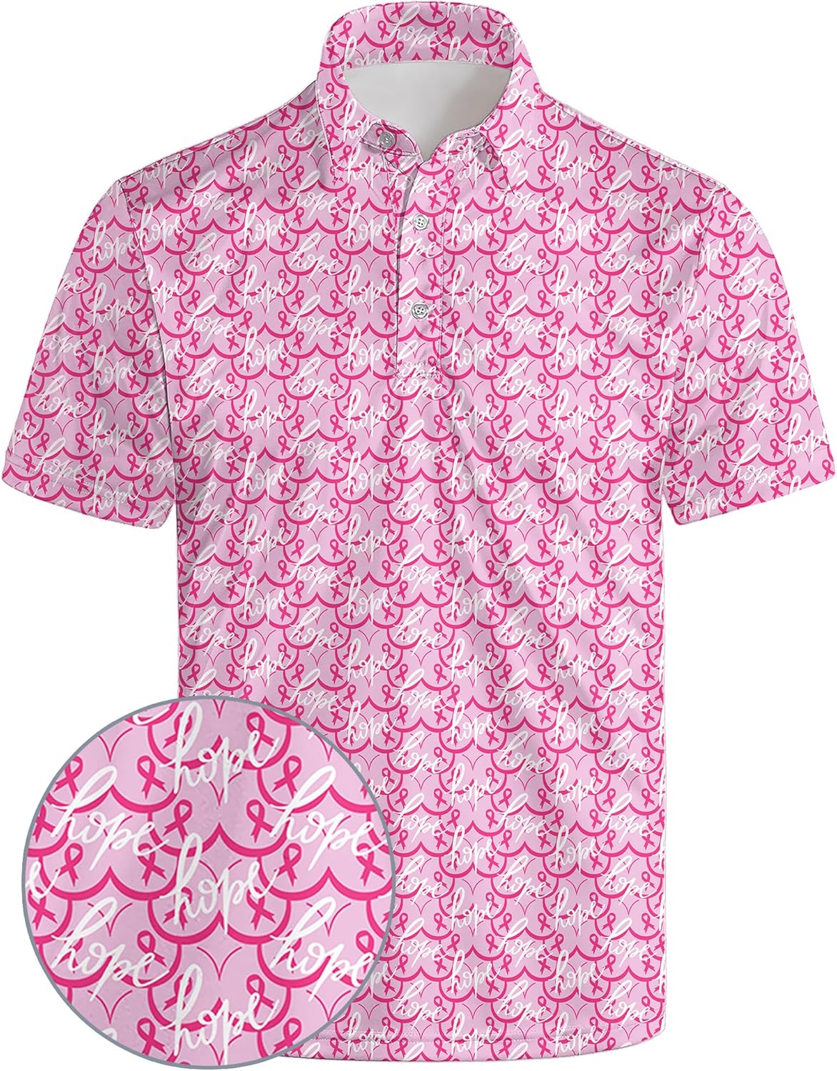 Golf Polos for Men Funny Moisture Wicking Golf Shirts Performance Quick-Dry Polo Shirts Short Sleeve
