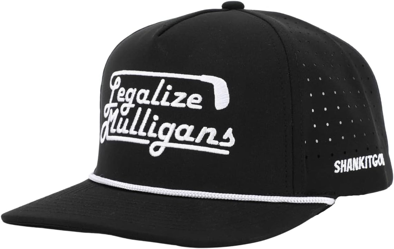 Legalize Mulligans Funny Golf Hat Adjustable Golf Hat Mens One Size Fits All